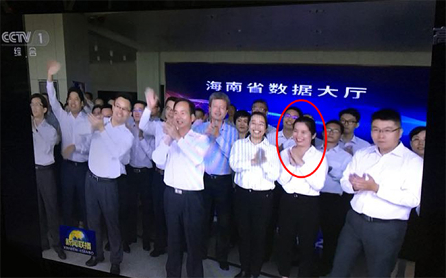 球速体育代表邢芬芬（上图红圈标识）